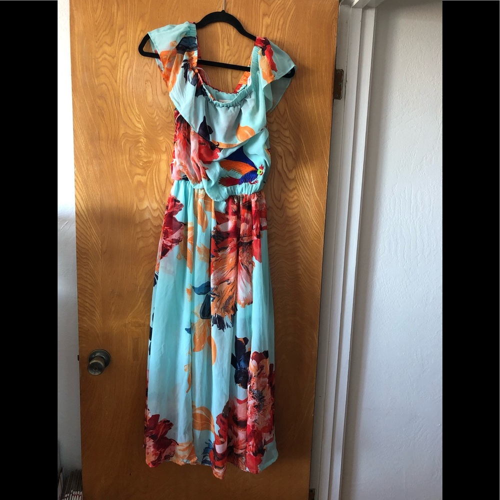 Bisou Bisou by Michelle Bohbot embroidered dress 6